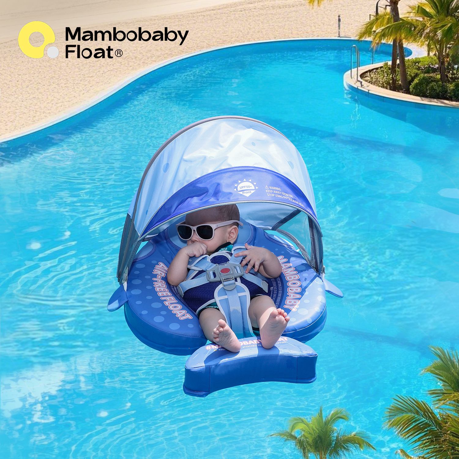 Pull Buoy Swimming - Mambobaby Float Swimming Trainer Safe Air-Free