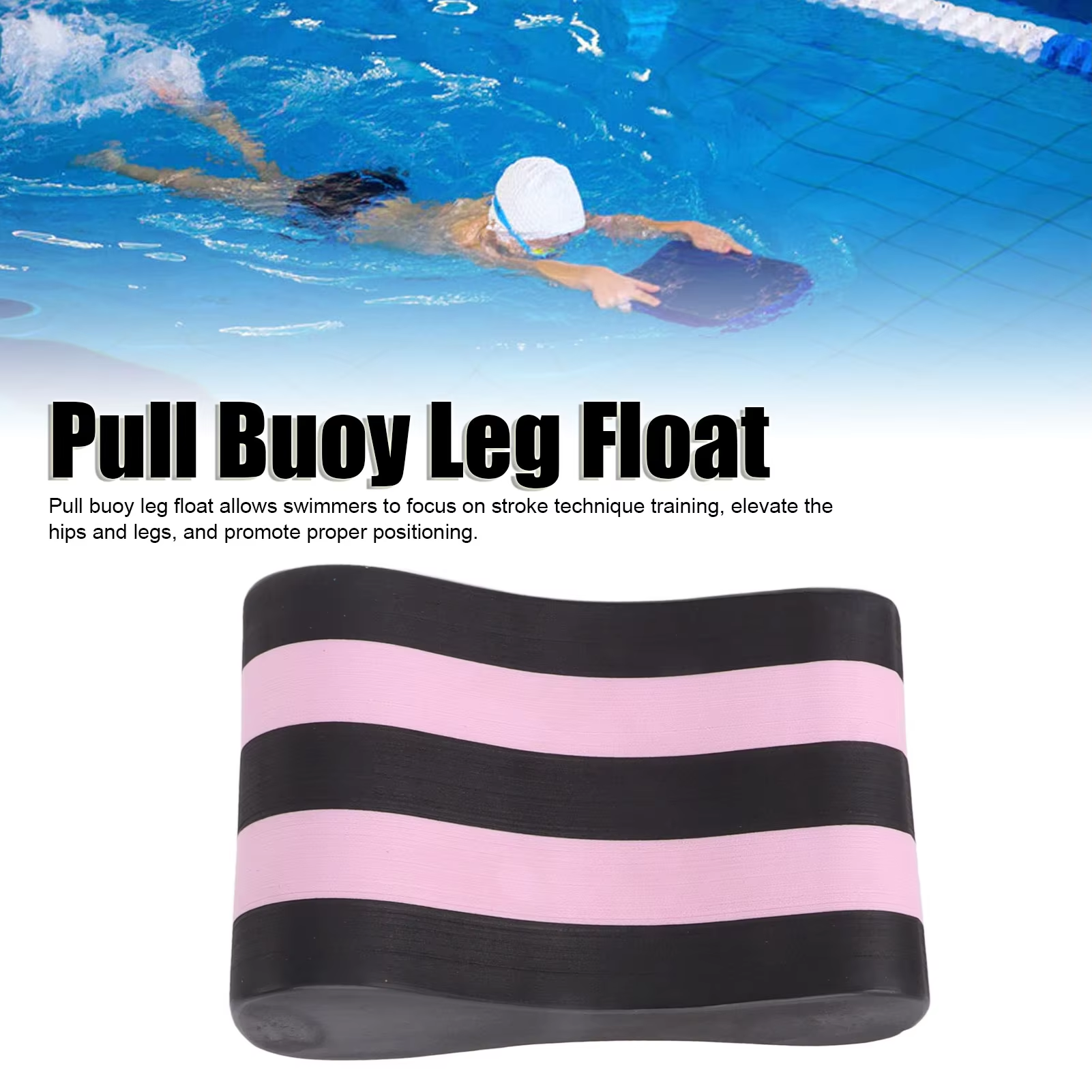 Pull Buoy Swimming - Figure-Eight Shaped Pull Buoy Aids Swimmer