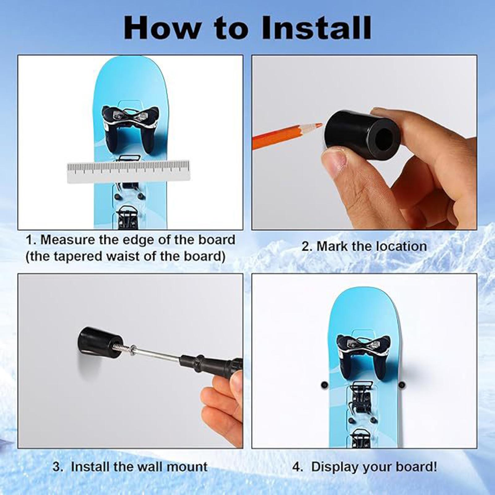 Ski Wall Mount Vertical Snowbo - مراجعة Sports Equipment Shop وسعره
