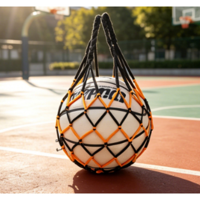 1PC Football Net Bag Nylon Bol - مراجعة Sports Equipment Outdoor Storage وسعره