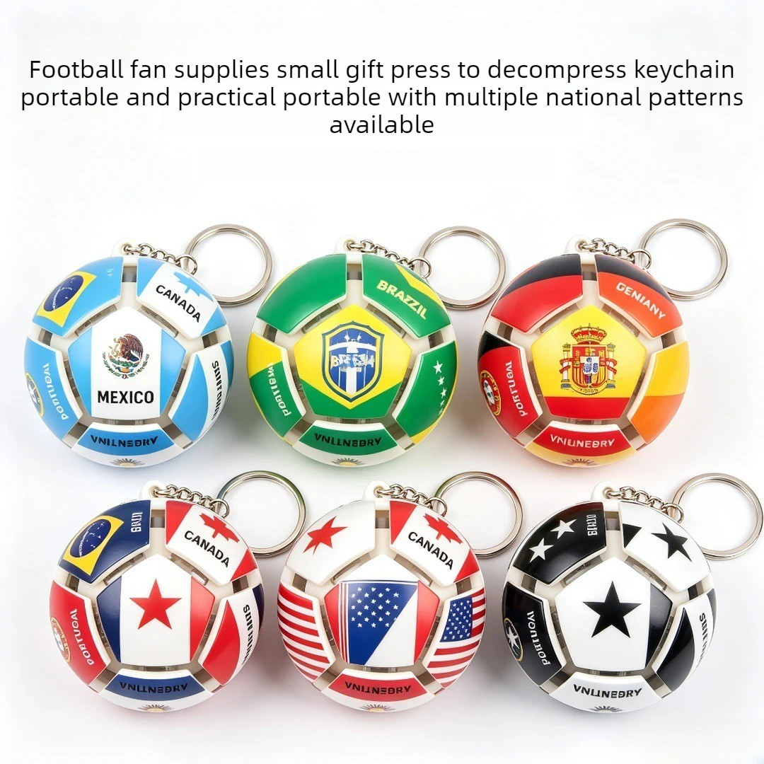 Soccer Keychain Fidget Toy Str - مراجعة Sports Equipment Box وسعره