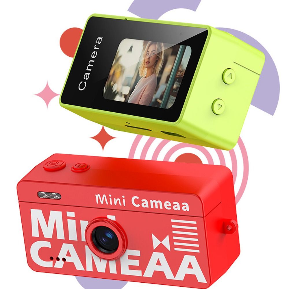 New Retro Thumb Camera Portabl - مراجعة Sports Equipment Video وسعره
