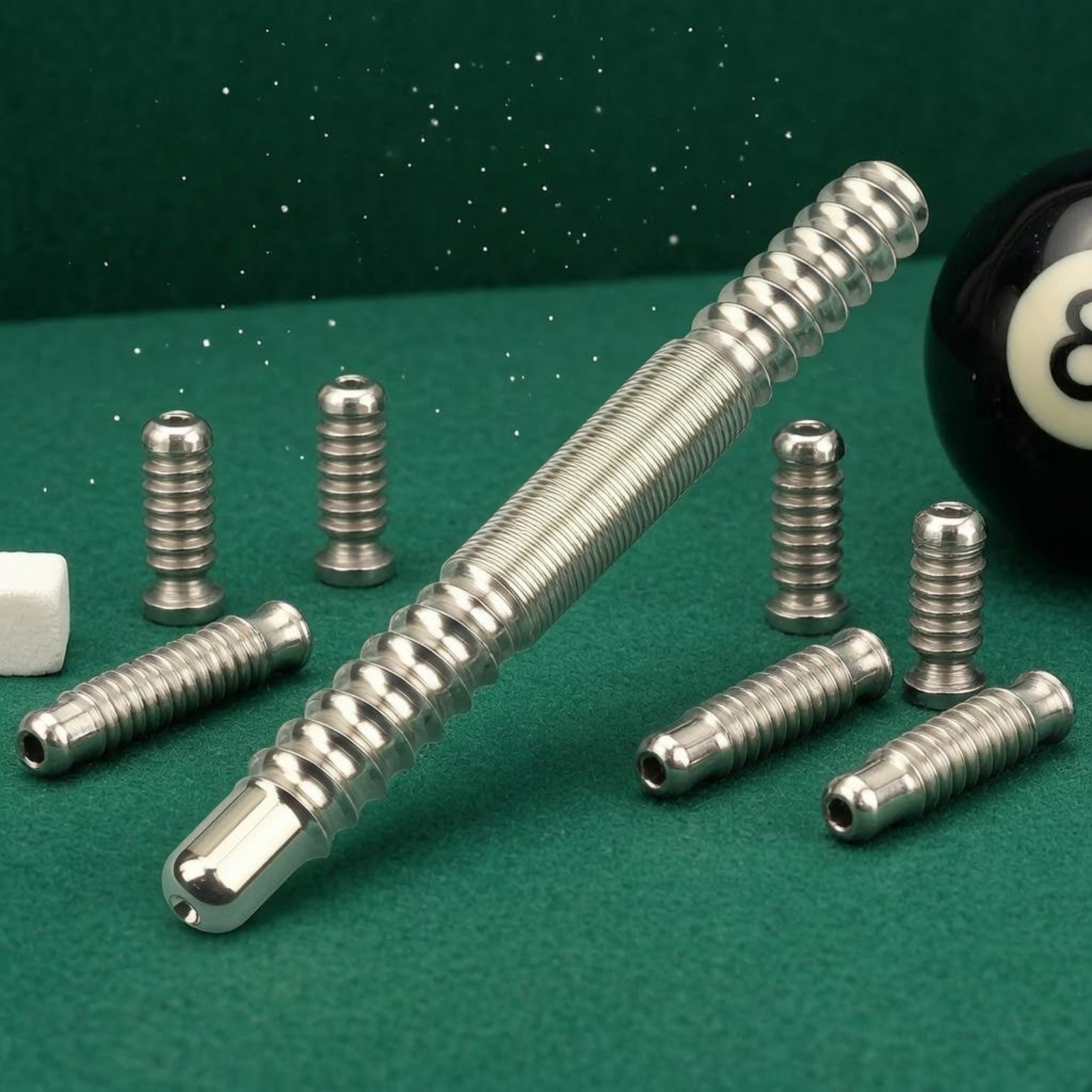 Billiard Cue Repair Connector  - مراجعة Sports Equipment Repair وسعره