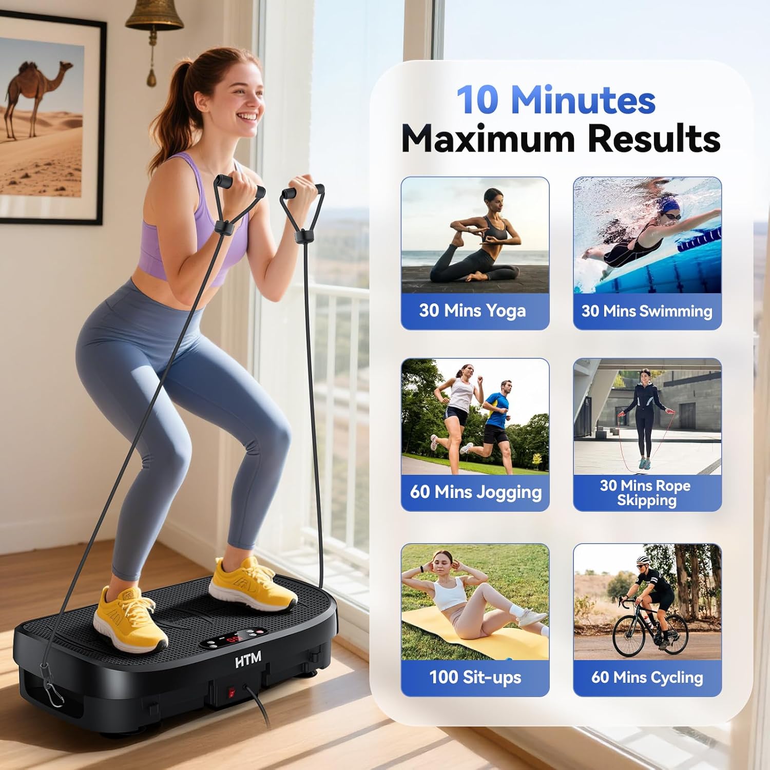 Vibration Plate Fat Burning Fi - مراجعة Sports Equipment Images وسعره