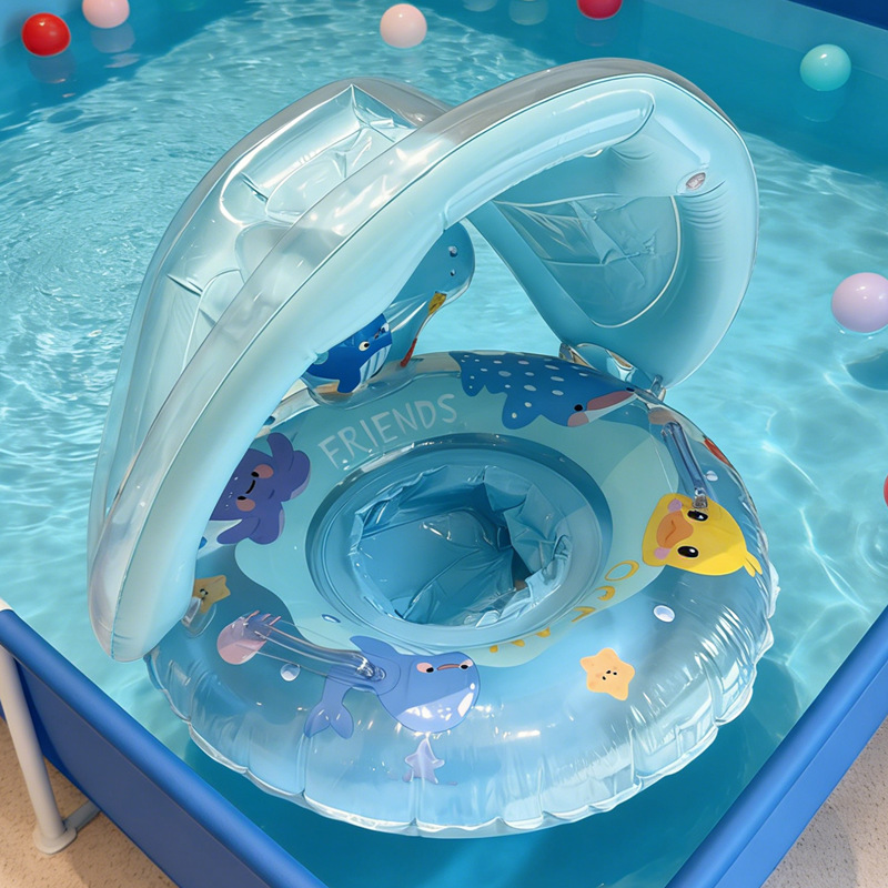 1Pcs Sunshade Swim Ring Inflat - مراجعة Pull Buoy Swimming وسعره
