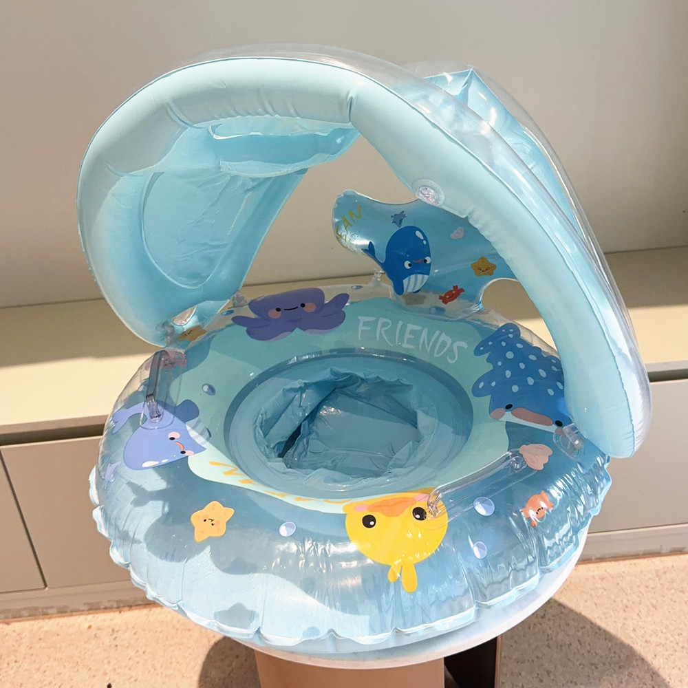 1Pcs Sunshade Swim Ring Inflat - مراجعة Pull Buoy Swimming وسعره