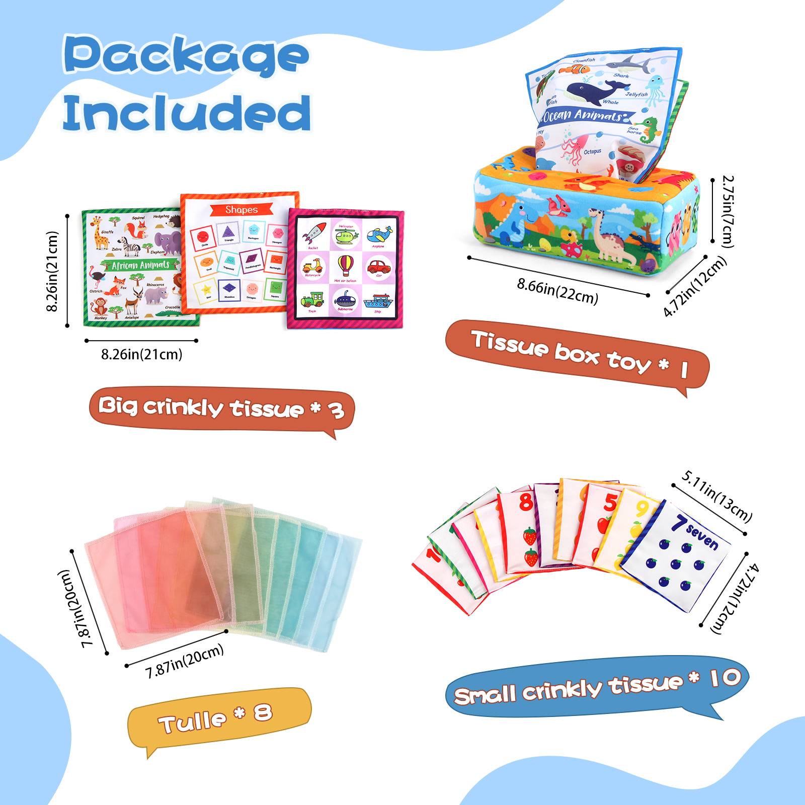 Baby Tissue Box Colorful Soft  - مراجعة Sports Equipment Box وسعره