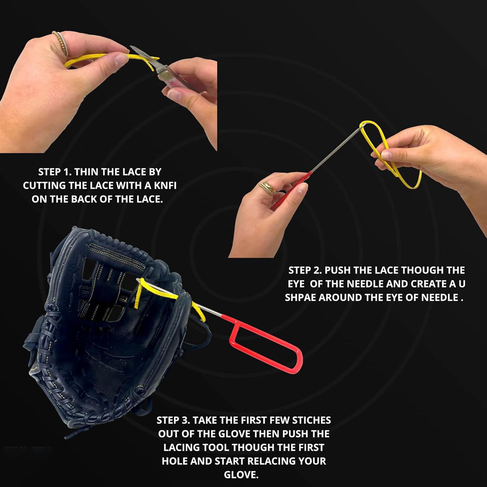 Metal Glove Lacing Needle Rela - مراجعة Sports Equipment Repair وسعره