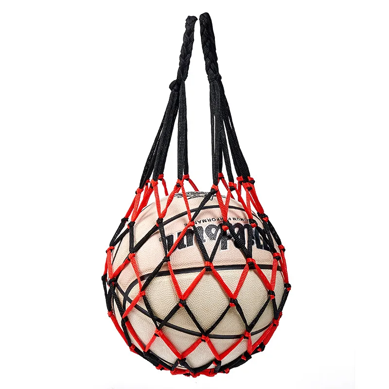1PC Football Net Bag Nylon Bol - مراجعة Sports Equipment Outdoor Storage وسعره