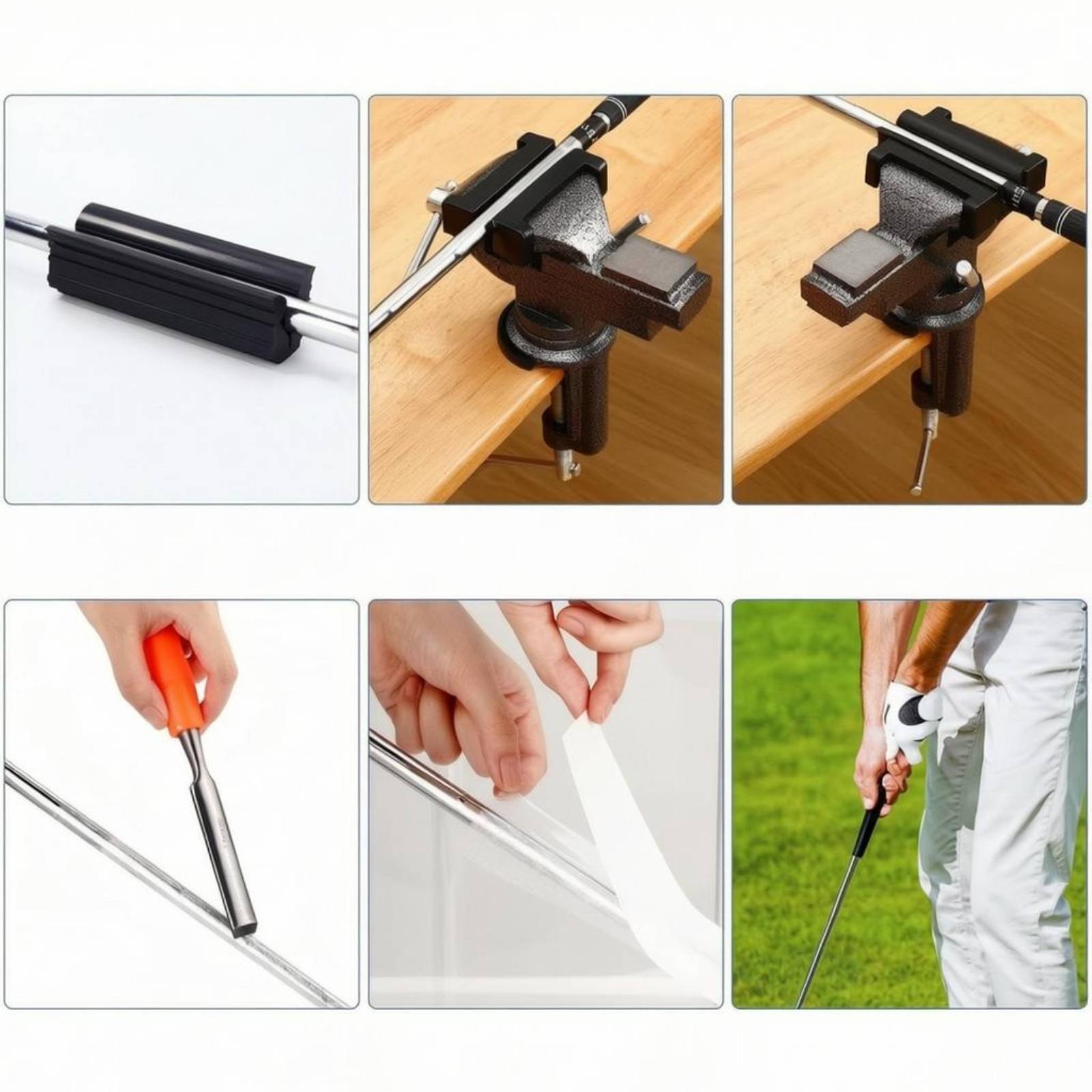 Golf Club Repair Vise Kit Heav - مراجعة Sports Equipment Repair وسعره