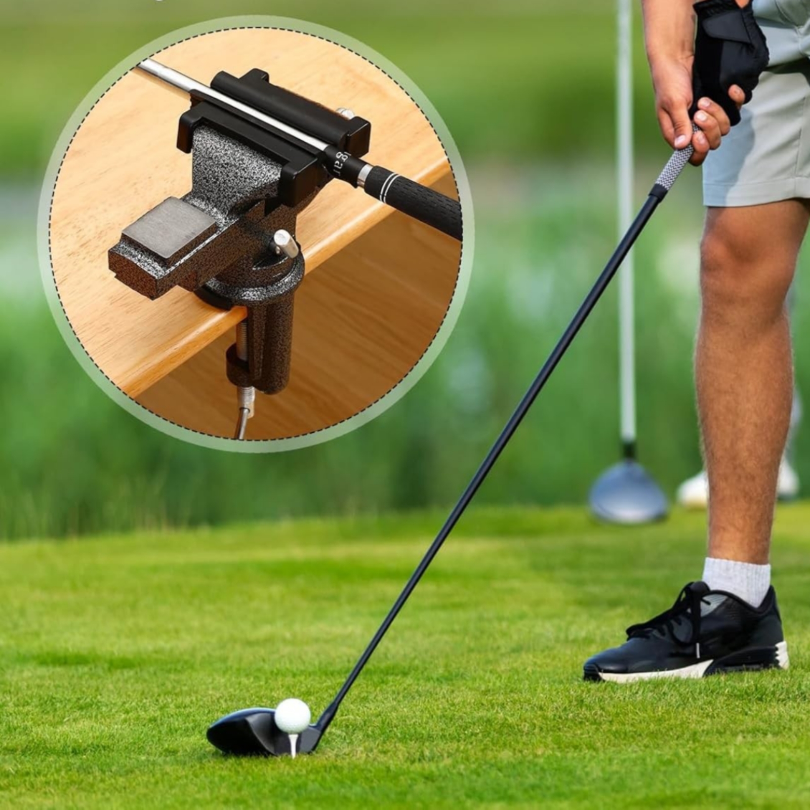 Golf Club Repair Vise Kit Heav - مراجعة Sports Equipment Repair وسعره