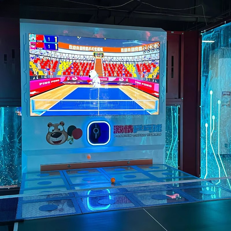 Table Tennis Game Console Vide - مراجعة Sports Equipment Video وسعره