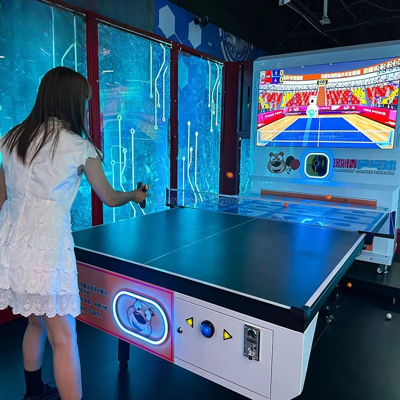 Table Tennis Game Console Vide - مراجعة Sports Equipment Video وسعره