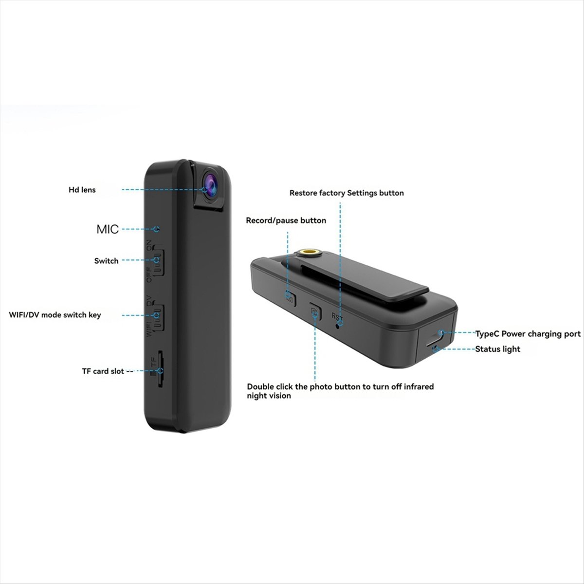 NEW WIFI Portable Recorder HD  - مراجعة Sports Equipment Video وسعره