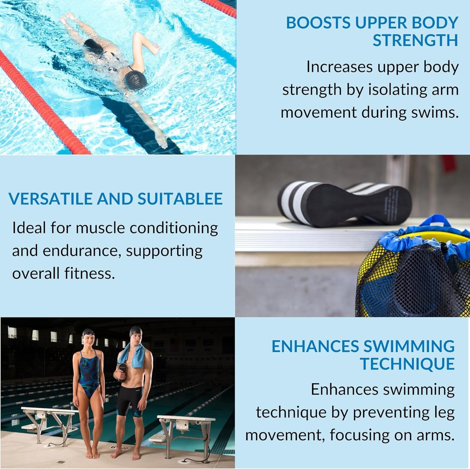 Pull Buoy Float Body Strength  - مراجعة Pull Buoy Swimming وسعره