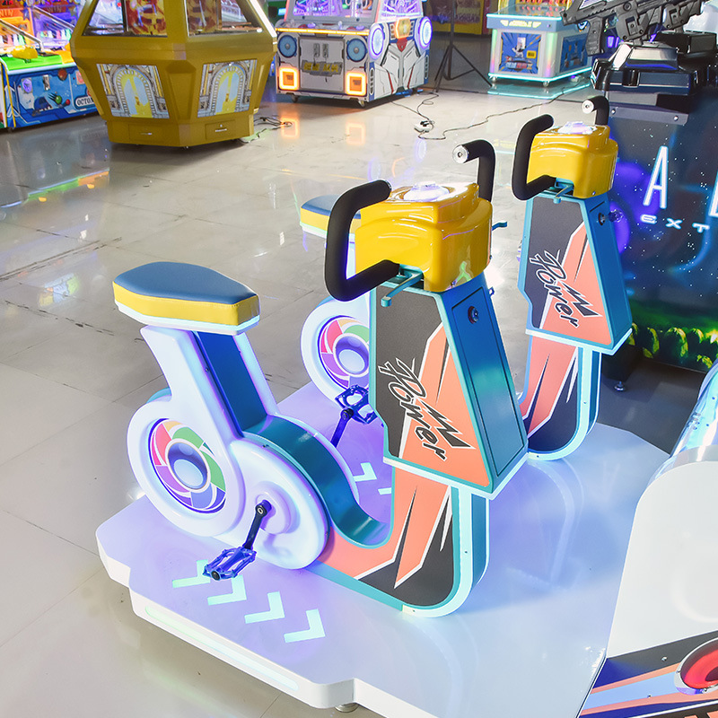 Coin-operated bicycle simulati - مراجعة Sports Equipment Video وسعره