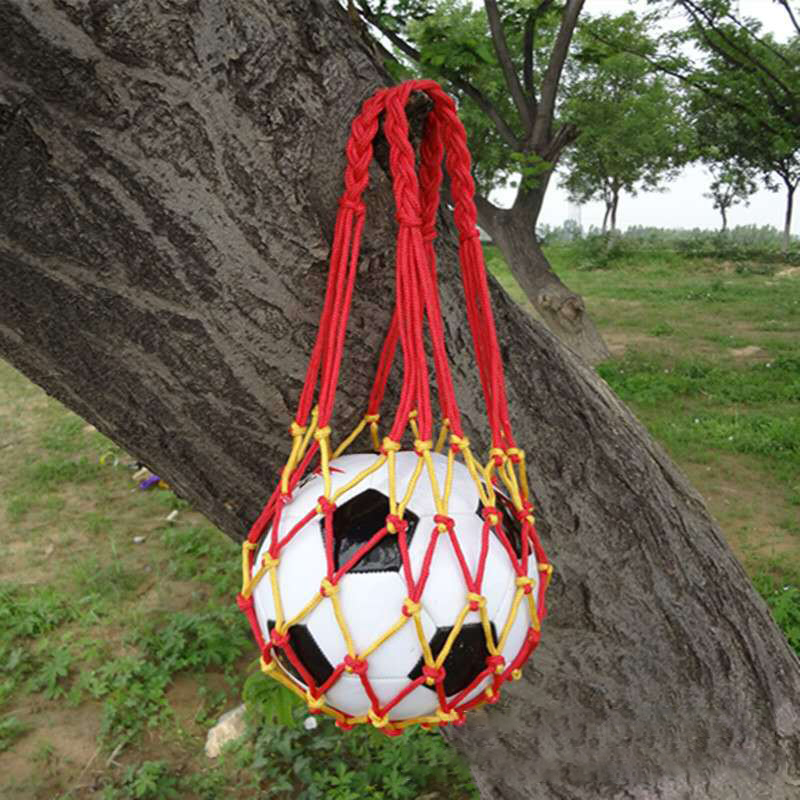 Football Net Bag Nylon Bold St - مراجعة Sports Equipment Outdoor Storage وسعره