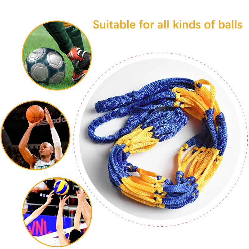 Football Net Bag Nylon Bold St - مراجعة Sports Equipment Outdoor Storage وسعره