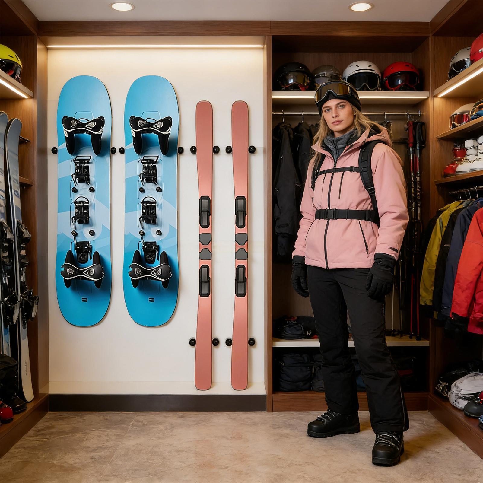 Ski Wall Mount Vertical Snowbo - مراجعة Sports Equipment Shop وسعره