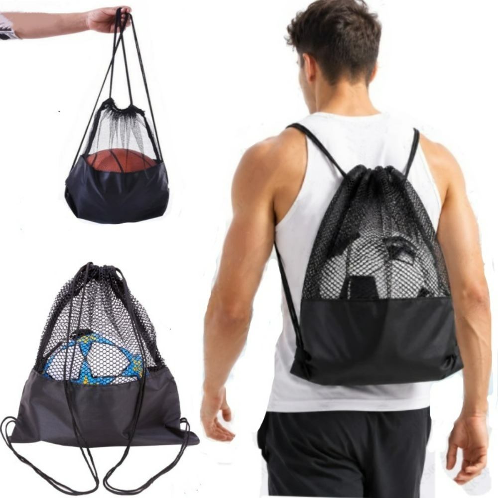 Mesh Basketball Gathered Openi - مراجعة Sports Equipment Outdoor Storage وسعره