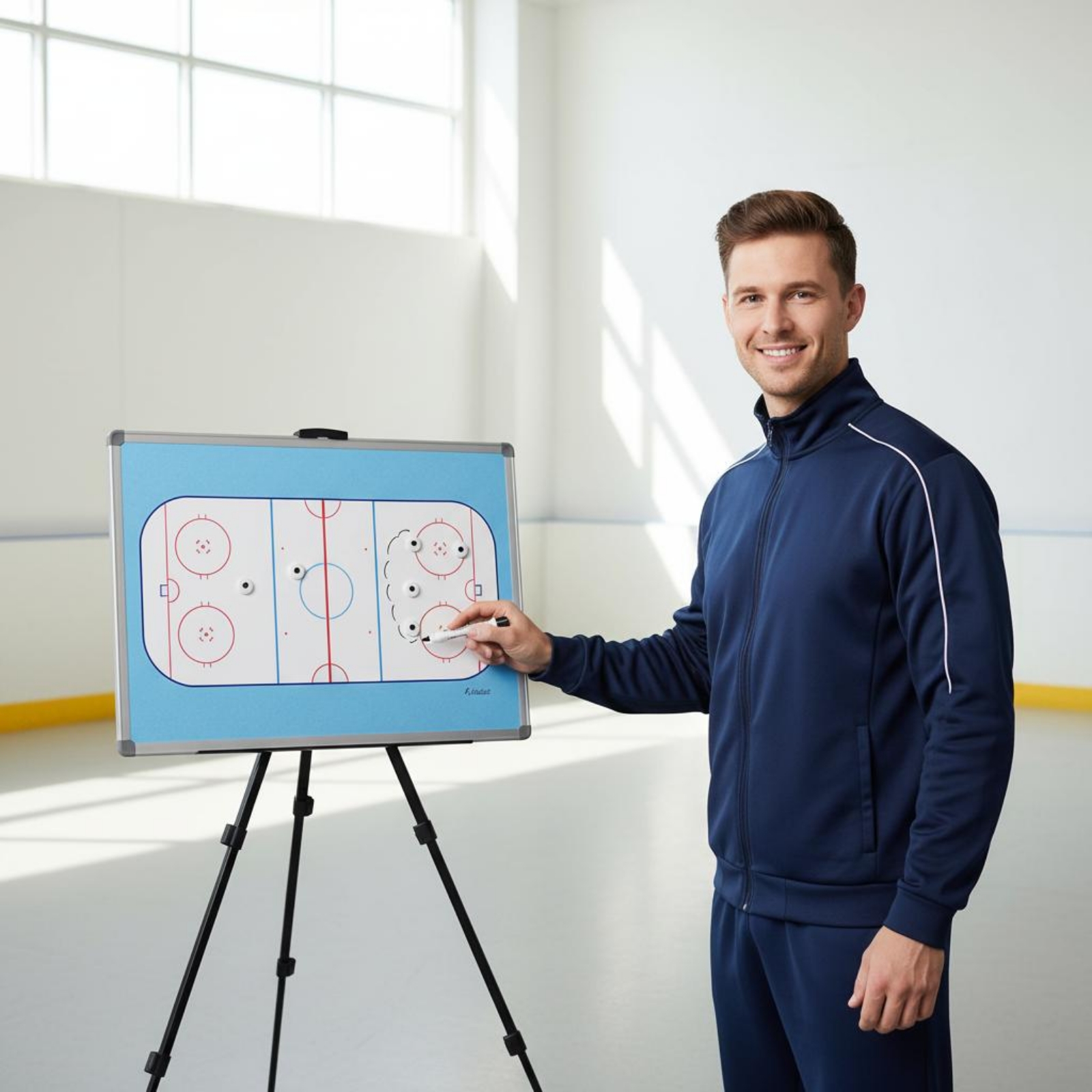Ice Hockey Whiteboard Portable - مراجعة Sports Equipment Training وسعره