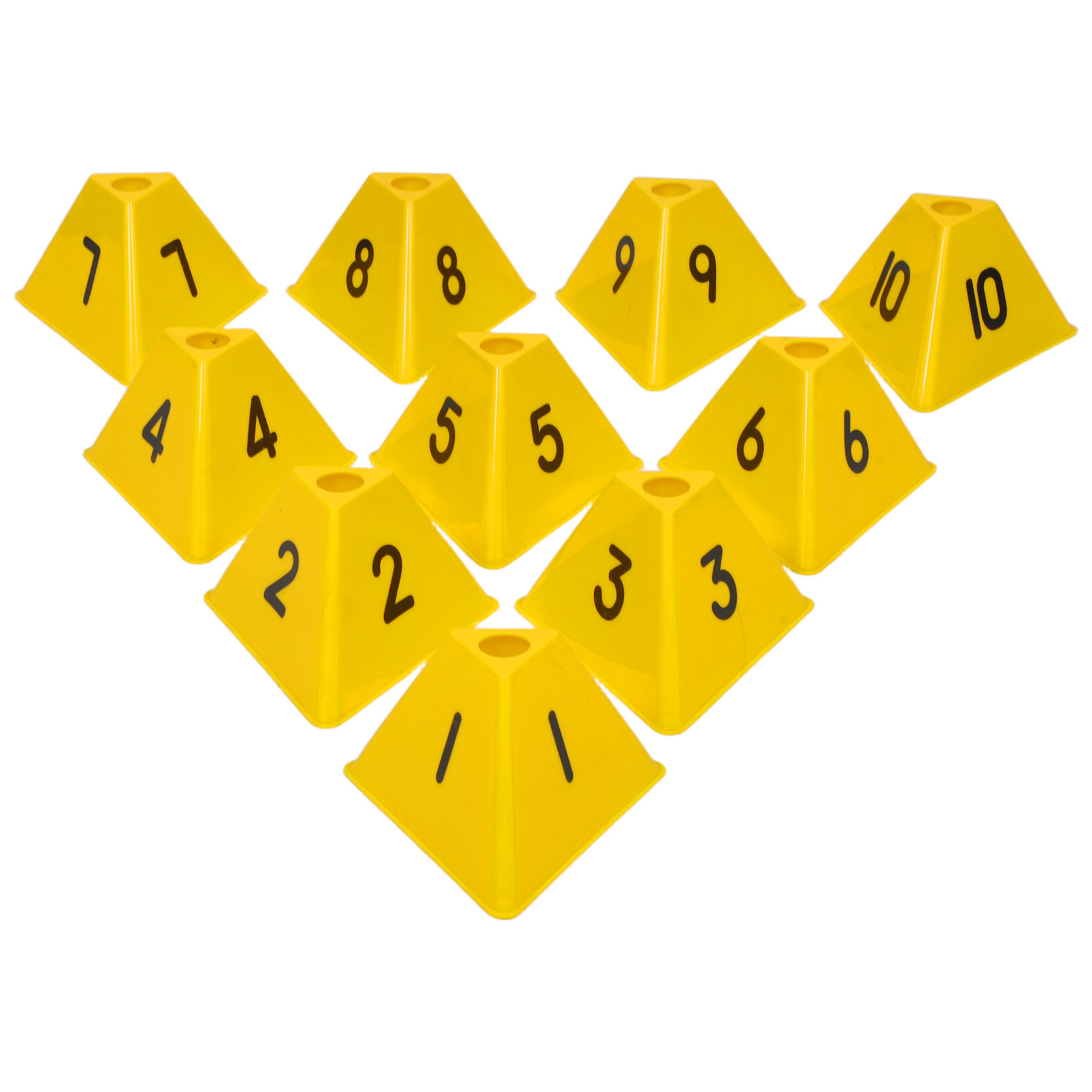 10Pcs Football Training Marker - مراجعة Sports Equipment Training وسعره