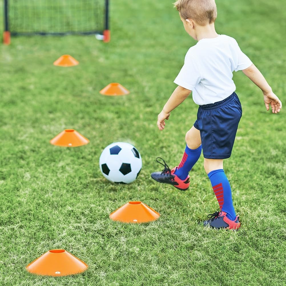 25 Pack football cone plate  f - مراجعة Sports Equipment Training وسعره